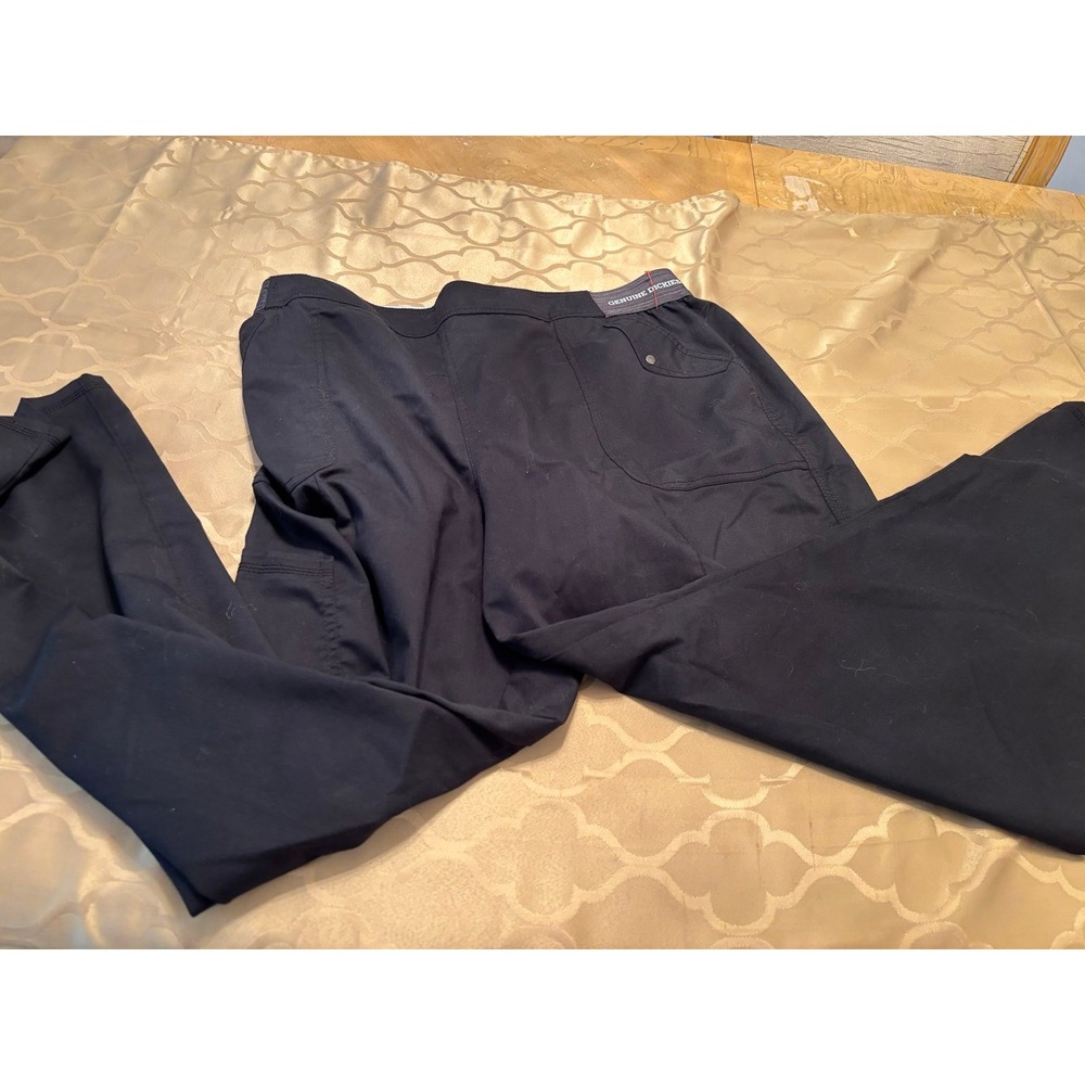 Dickies Black Scrub Pants XL